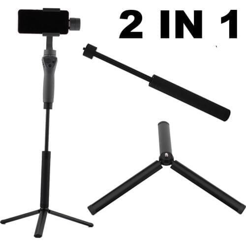 Extension Stick Portable Folding Tripod for DJI OM 4 OSMO Mobile 2 Feiyu Vimble Zhiyun Smooth Handheld Gimbal Camera Accessories