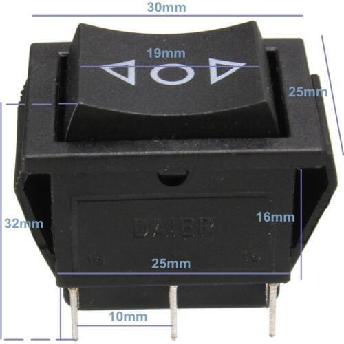 Universal Auto Car Power Window Switch 6pin 250V/10A 125V/15A ON/OFF Rocker