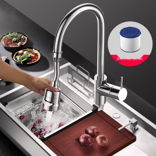 Kitchen Faucet Universal Connector Anti-Spray Head Nuzzle Washing Basin Rotatable Supercharged Shower Universal Home Tool
