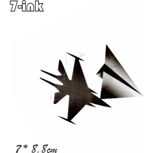 Waterproof Temporary Tattoo Sticker Paper Plane Fighter Tatto Water Transfer Flash Fake Tatoo For Men Women