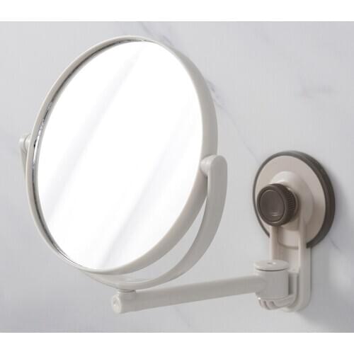 Bath Mirror Cosmetic Mirror 1X/3X nification Suction Cup Adjustable Makeup Mirror Double-Sided Bathroom Mirror