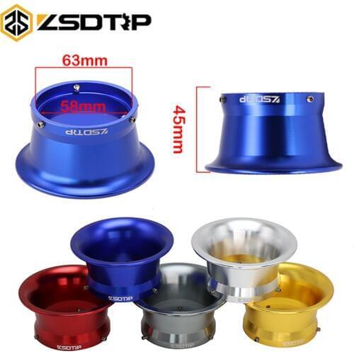 ZSDTRP 63mm Motorcycle Modified Carburetor Air Filter Cup The Wind Cup Horn Cup for PWK Keihin 34 36 38 40 42mm Carburtor