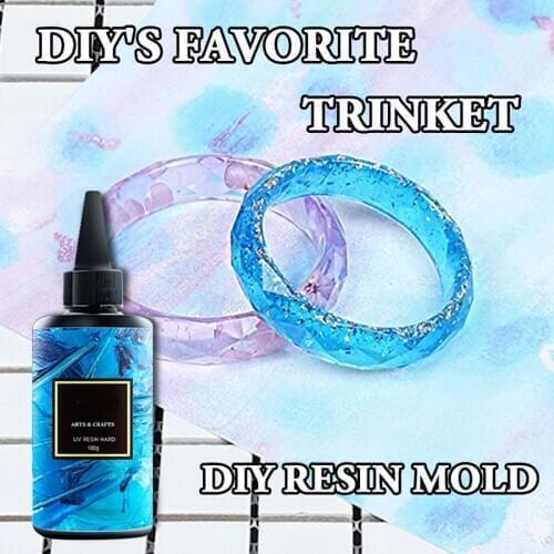 DIY UV Resin Hard 200gm Acrylic Ultraviolet Clear Transparent for Craft Jewelry Mold LXH