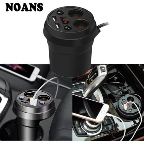 3.1A Multi-function Car Charger Cigarette Lighter For Volkswagen Polo VW Passat B7 B8 Skoda Kodiaq Rapid Fabia Peugeot 307 407