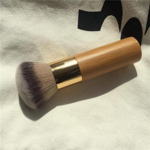 The buffer airbrush finish bamboo foundation brush - Dense Soft Synthetic Hair - Beauty Makeup Blender Applicator