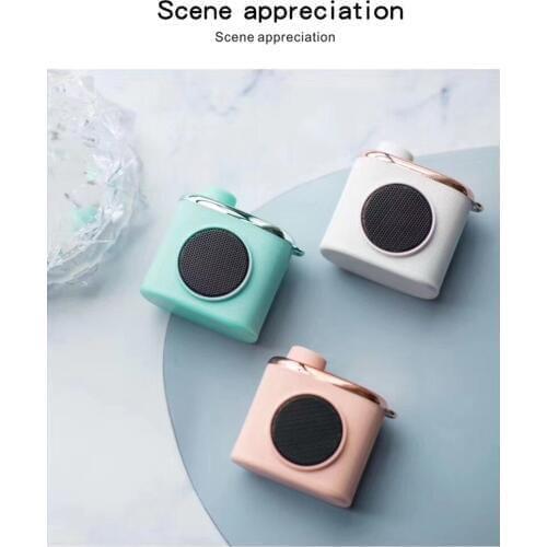 Retro Bluetooth Speaker Phone Wireless Portable Mini Subwoofer Home Desktop Car Mini Speaker Outdoor