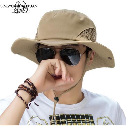 BING YUAN HAO XUAN Men's Hats With Brim