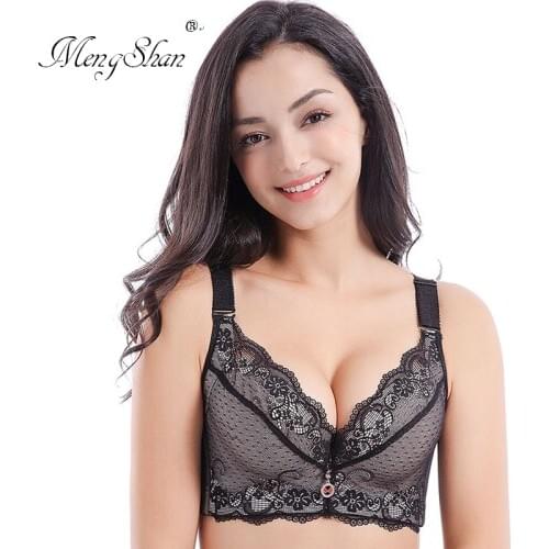 Large size bra Pretty MM 200 kg thick cup four rows of adjustable underwear for women 100C 110B 110C