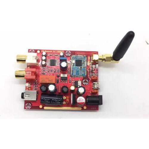 CSR8675 wireless Bluetooth 5.0 Receiver Board PCM5102A APTX HD I2S DAC decoder board With Antenna support 24BIT A5-007