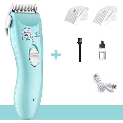 Baby Hair Clippers Quiet Kids Hair Trimmer Cordless & Waterproof Chargeable Children with Blade Haircut Kit For Kids Infant