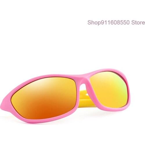 Children Polarized Sunglasses Kids Cool Sun Glasses 100% UV400 Eyeglasses for Boy Girl With Pouch Oculos De sol Hot GOZLUGU