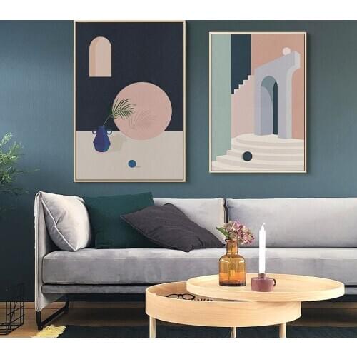 EECAMAIL 5d Full diamond art painting No Frame sofa background wall painting modern abstract painting retro home decor painting
