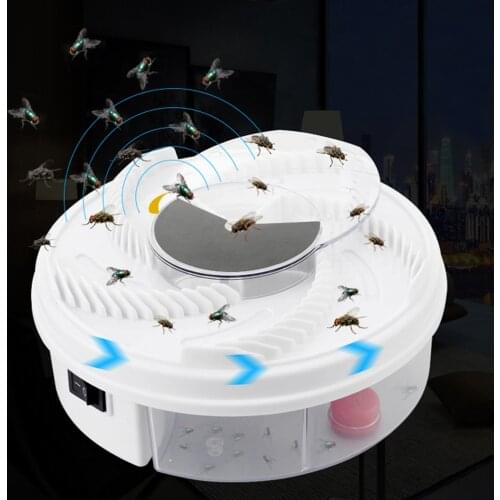 Electric Fly Trap Anti Fly Killer Traps Automatic Flycatcher Device Insect Pest Reject Control Catcher Fly Trap Catching USB
