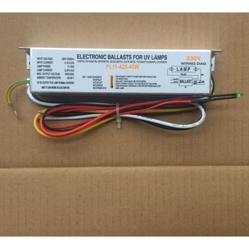 40W Germicidal Lamp Electronic Ballasts UV Ballast T5 for GPH436T5L GPH793T5L GPH843T5L G36T5L TUV36WT5 TUVPL-L36W PL11-425-40