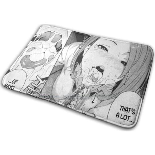 Thats A Lot Of Mayo Mat Rug Carpet Anti-Slip Bedroom Entrance Door Mat Happy Subway Hentai Anime Tv Trend Food Nsfw Sandwich