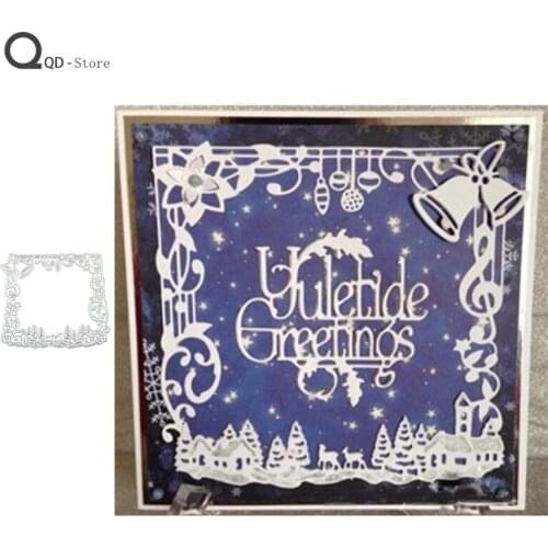 Background Box Metal Cutting Dies Scrapbook Handmade Tools DIY Card Make Mould Model Craft Decoration New 2021 Wholesale