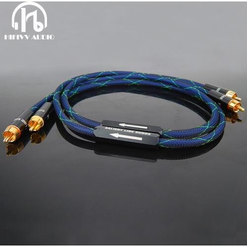 Hi end BOA Germany AUDIO line SLK RCA Cable 6N Oxygen free copper for DAC amplifier wire
