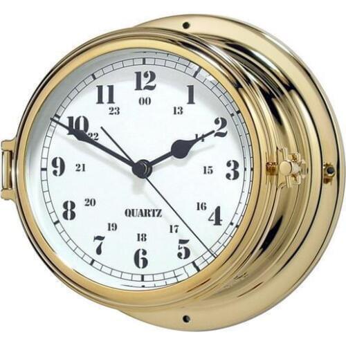 Nautical Brass Case Navigation Porthole Wall Clocks sailing items