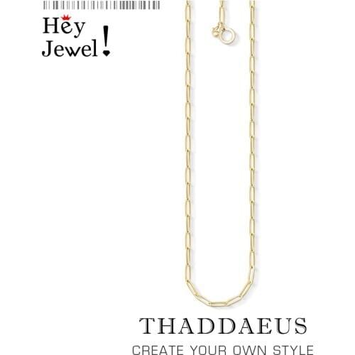 Seductively Yellow Gold Charm Necklace,2020 Summer New Fashion Jewelry Europe 925 Sterling Silver Bijoux Gift For Women Men