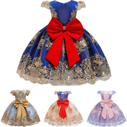 Princess Dress for Girl New Year Party Dress Kids Dresses for Girl Birthday Wear up 6 8 10 Years Child Girl Evening Tutu Vestido