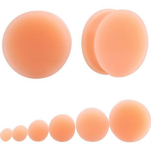 3-30mm Silicone Fleshcolor Ear Plug Gauges Earrings Women Men Plugs and Tunnels Expander Piercing Ear Stretcher Body Jewelry