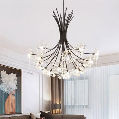 Modern LED tree branch chandelier lighting Nordic restaurant pendant lamps bedroom fixtures dining room crystal hanging lights