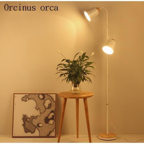 Living room floor lamp American modern simple creative fishing lamp bedroom study vertical desk lamp Postage free