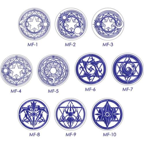 30mm Stamp Head Custom DIY Heads Original Magic Circle Wax Seal Stamps Postage Journal Package Wedding Date Gifts Envelope Tools