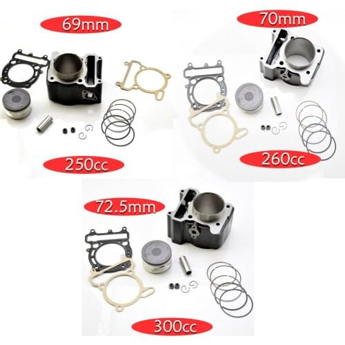 Modify 250cc 260cc 300cc Engine cylinder block piston ring gasket For Yamaha LINHAI LH300 LH173MN Majesty 300 YP300 ATV Quad