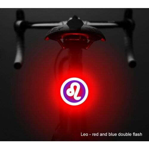 Bicycle Tail Light 100usb Rechargeable Mountain Bike Light Night Riding Road Bike Riding Creative Tail Light Bike Accessories