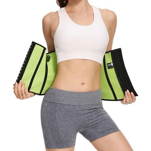 Women Waist Training Corset Waist Trimmer Belt, Adjustable Sauna Sweat Belt