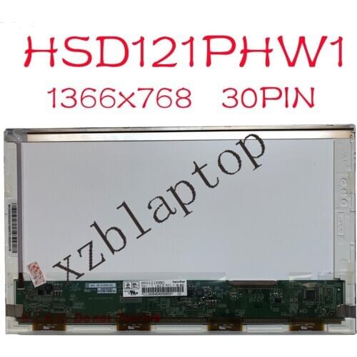 12.1" 1366*768 EDP LCD LED Laptop Screen FOR ASUS EEE PC 1215 1215B 1215T 1215N 1215P HSD121PHW1 lcd display screen replacement