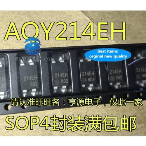 30pcs 100% orginal new real stock 214 eh AQY214EHAX SOP4 AQY214EH light coupling relay