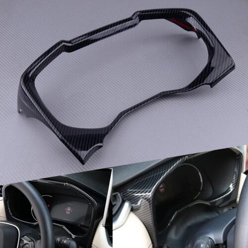 ABS Car Carbon Fiber Style Dashboard Decoration Cover Trim Moulding Fit For Toyota RAV4 2020