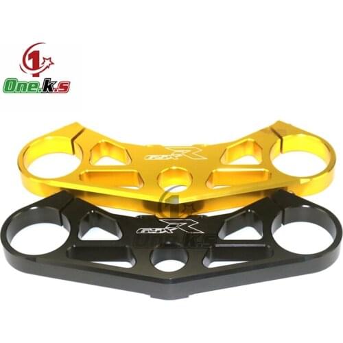 Aluminum Motorcycle Front Fork Lowering Triple Tree Front End Upper Top Clamp For SUZUKI GSXR1000 2005 2006