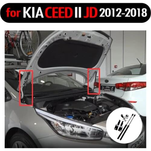 Lift Support Shock for Kia Ceed Cee'd II JD 2012-2018 Absorber Damper Carbon Fiber Bonnet Modify Gas Struts
