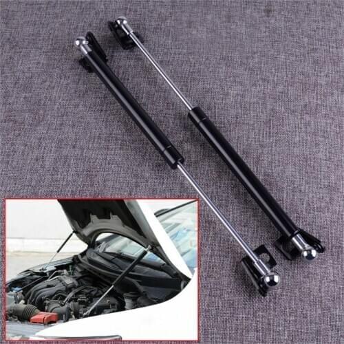 CITALL 2pcs Car Auto Front Bonnet Hood Lift Support Shock Struts Spring fit for Honda Fit Jazz 2014 2015 2016 2017 2018 2019