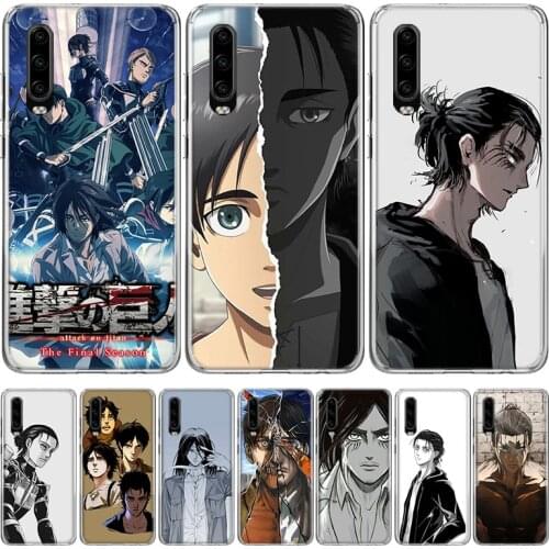 Attack on Titan Eren Jaeger Season 4 Phone Case for Huawei P30 P40 P20 P10 Mate 20 10 30 Lite Pro P Smart Z Plus + Cover Coque
