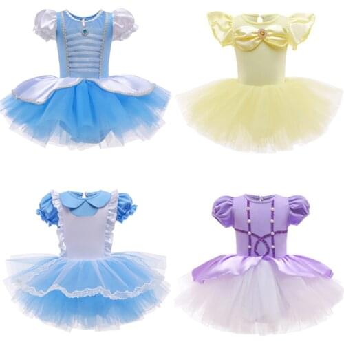 Girls Princess Ballet Tutu Dance Costume Ballerina Kids Party Birthday Clothes for Toddler