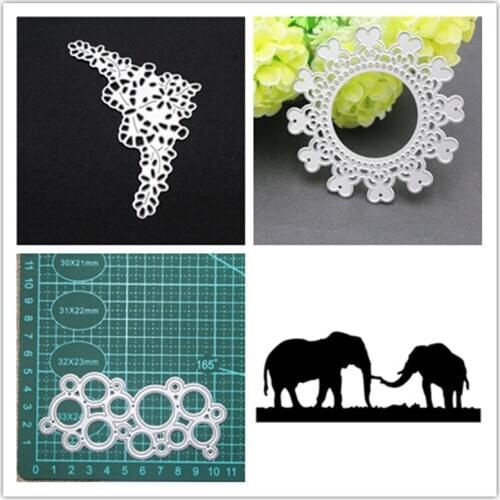 DIY die cutter scrapbook etching die cutter butterfly lace paper cutter die cut dies ballons cutting dies elephant