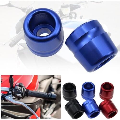 For BMW S1000RR 2010-2016/ S1000R 2014-2016 Motorcycle CNC Billet Aluminum Bar Ends Hand Grip Handlebar End Caps Black/Blue/Red