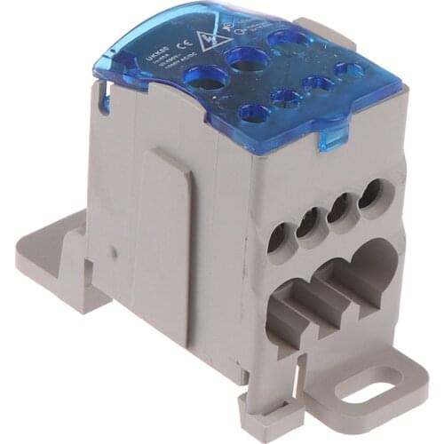 Terminal UKK80A Block Rail Distribution Box 1pc Universal Electric Wire Connector 66.3X29X49mm