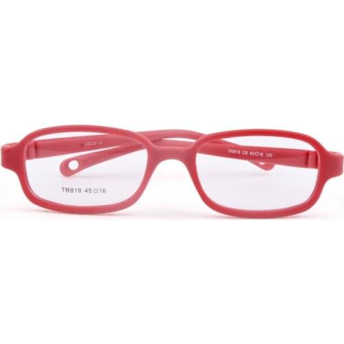 Marco para gafas de niños, Marco para gafas ópticas cuadradas, Flexible, de silicona, a la moda, , 2020