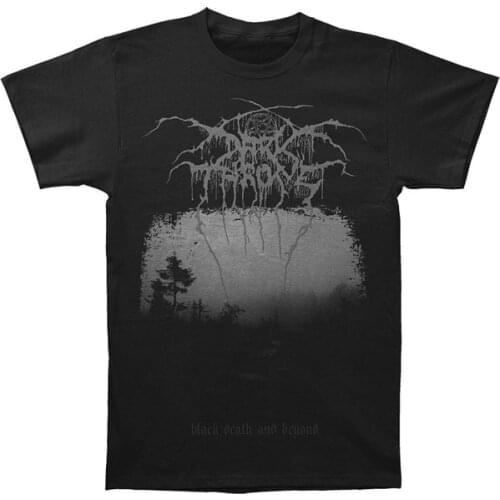 Dark Throne Mens Black Death Printed T-shirt Black