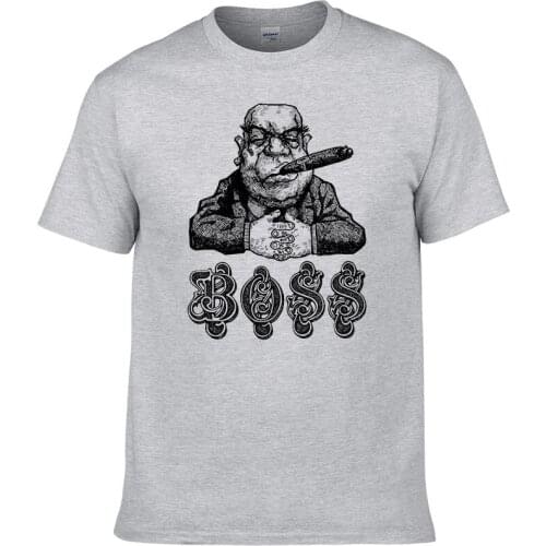 2021 Listing BOSS T Shirt Men Cotton Cool Graphic T-Shirt O-Neck Cotton Short Sleeve Tee Shirt Homme Tops