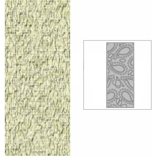 New Slim Spotted Starry Water Droplets Background Craft Embossing 2021 Metal Cutting Dies for DIY Scrapbooking Album Card Making