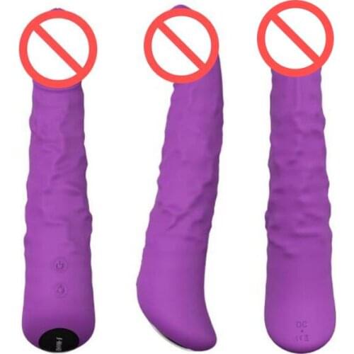 Rechargable Dildo G-Spot Vibrator 9 Frequency 360 Rotating Vibrating AV Vibrators Clitoris Massager Female Mastubator Sex Toys