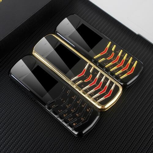 Unlock Bar Luxury Senior Sell phone K6 BT Dial Metal Case Dual Sim Signature Classic Design Russian Key Greek Memu No Camera