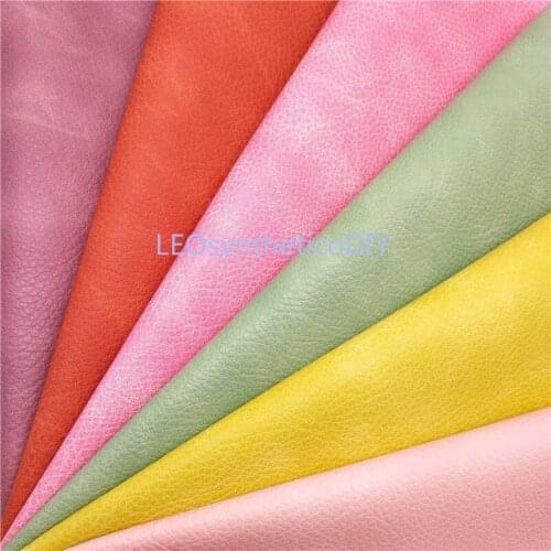 1PC 21X29CM Synthetic Letaher, Cuero Sintetico Faux Leather Sheets PU Leather For Making Bows Accessories LEOsyntheticoDIY T222A