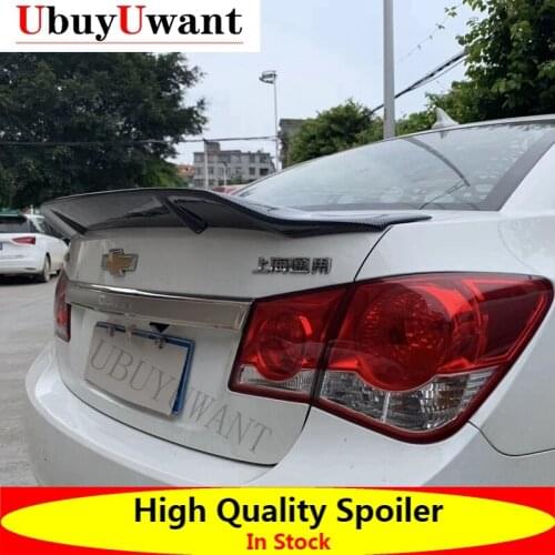 Fit For Chevrolet Cruze 2010 2011 2012 2013 ABS / Carbon Fiber Exterior Rear Spoiler Tail Trunk Boot Wing Decoration Car Styling